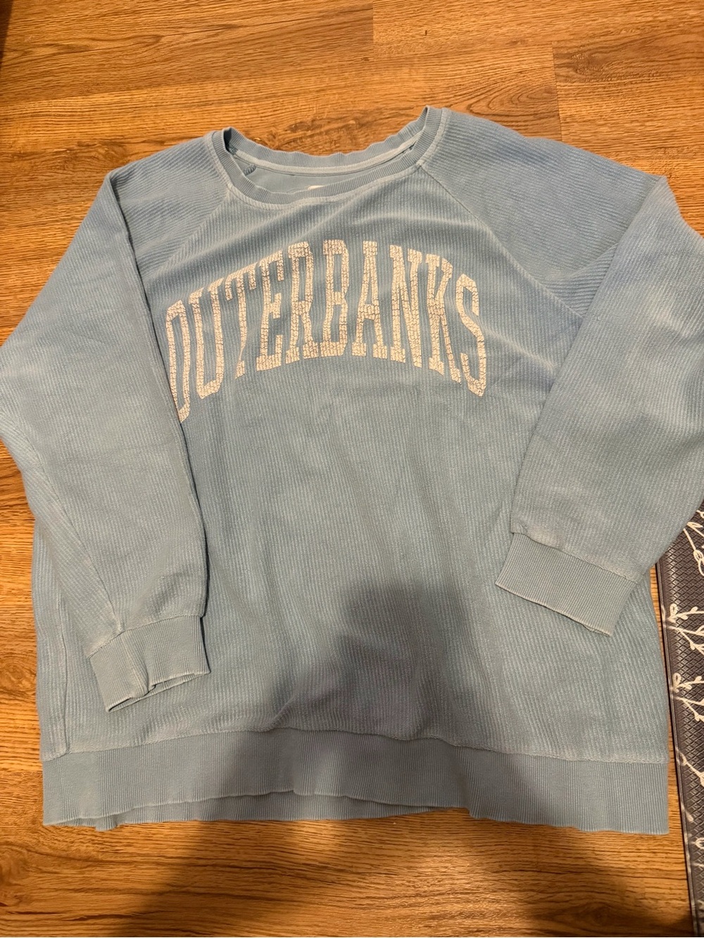 Altar'd State Light Blue 'Outerbanks' Crewneck Sweatshirt
